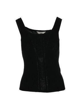 ΓΥΝΑΙΚΕΙΟ ΑΜΑΝΙΚΟ ΤΟΠ | Μαύρο S