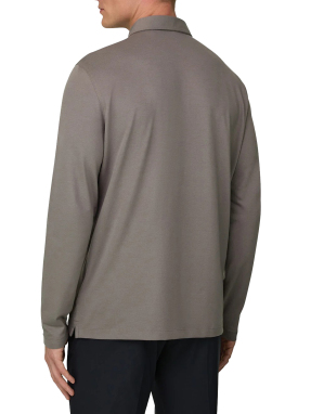 ΑΝΔΡΙΚΗ ΜΑΚΡΥΜΑΝΙΚΗ ΜΠΛΟΥΖΑ | Μπεζ Σκούρο M