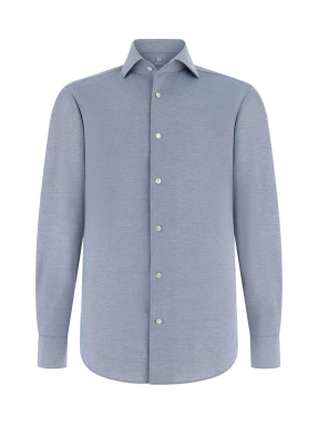 ΑΝΔΡΙΚΟ ΠΟΥΚΑΜΙΣΟ | Μπλε Ανοιχτό XXL