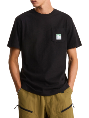 ΑΝΔΡΙΚΟ T-SHIRT MOUNTAIN LOGO RELAXED GRAPHIC | Μαύρο JK3 L