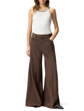 ΓΥΝΑΙΚΕΙΟ DENIM ΠΑΝΤΕΛΟΝΙ WINONA | Καφέ Σκούρο 25