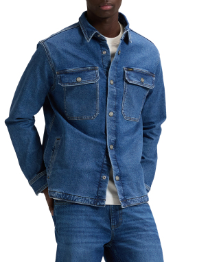 ΑΝΔΡΙΚΟ OVERSHIRT DENIM JACKET | Μπλε Σκούρο M