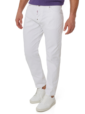 ΑΝΔΡΙΚΟ DENIM ΠΑΝΤΕΛΟΝΙ | Λευκό IT 48