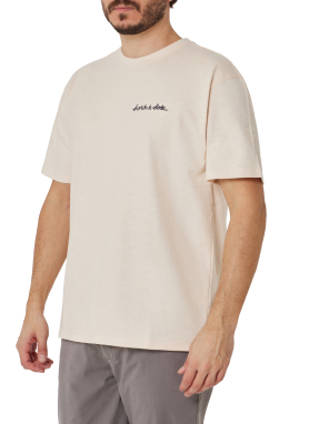 ΑΝΔΡΙΚΟ T-SHIRT | Μπεζ Ανοιχτό M