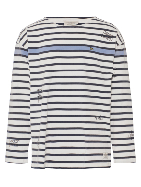 ΑΝΔΡΙΚΗ ΜΑΚΡΥΜΑΝΙΚΗ ΜΠΛΟΥΖΑ | Ριγέ  M