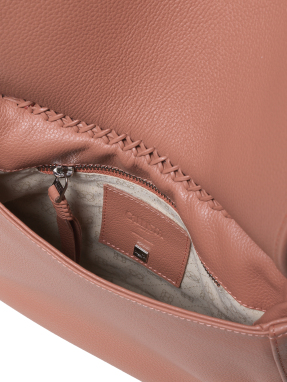 ΓΥΝΑΙΚΕΙΑ ΔΕΡΜΑΤΙΝΗ ΤΣΑΝΤΑ ΧΙΑΣΤΙ MEDIUM SADDLE | Ροζ