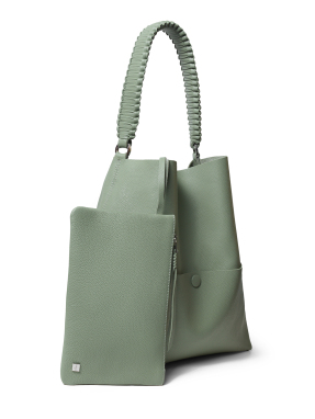 ΓΥΝΑΙΚΕΙΑ ΔΕΡΜΑΤΙΝΗ ΤΣΑΝΤΑ ΩΜΟΥ SLIM M TOTE | Φυστικί