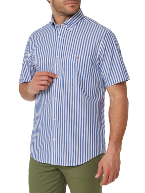 ΑΝΔΡΙΚΟ ΚΟΝΤΟΜΑΝΙΚΟ ΠΟΥΚΑΜΙΣΟ | Μπλε XXL