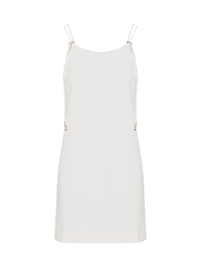 ΜΙΝΙ ΑΜΑΝΙΚΟ ΦΟΡΕΜΑ | Λευκό XS