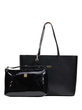 ΓΥΝΑΙΚΕΙΑ ΤΣΑΝΤΑ ΩΜΟΥ ΜΕ CLUTCH | Μαύρο