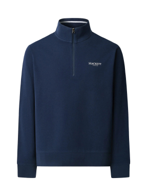 ΑΝΔΡΙΚΟ HALF-ZIP ΠΟΥΛΟΒΕΡ | Μπλε Σκούρο XXL