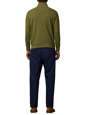 ΑΝΔΡΙΚΟ HALF-ZIP ΠΟΥΛΟΒΕΡ | Χακί L