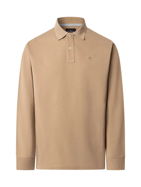 ΑΝΔΡΙΚΗ ΜΑΚΡΥΜΑΝΙΚΗ POLO ΜΠΛΟΥΖΑ | Μπεζ L