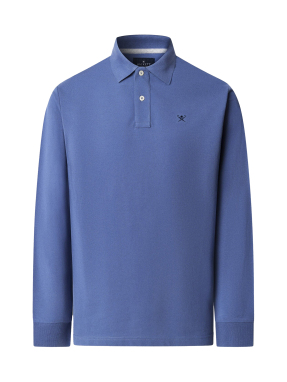 ΑΝΔΡΙΚΗ ΜΑΚΡΥΜΑΝΙΚΗ POLO ΜΠΛΟΥΖΑ | Μπλε XXL