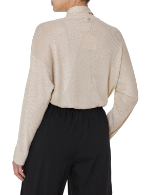 ΓΥΝΑΙΚΕΙΑ ΜΑΚΡΥΜΑΝΙΚΗ ΜΠΛΟΥΖΑ | Μπεζ L