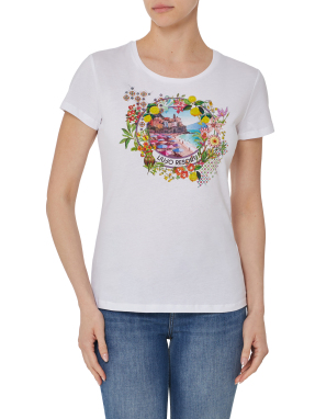 ΓΥΝΑΙΚΕΙΟ T-SHIRT ΜΕ ΤΥΠΩΜΑ | Πολύχρωμο S