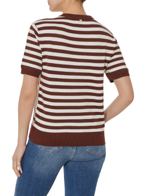 ΓΥΝΑΙΚΕΙΟ T-SHIRT ΜΕ ΣΧΕΔΙΟ | Καφέ XL