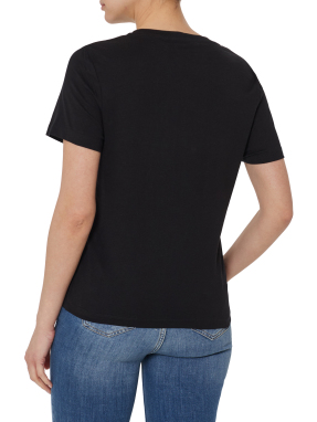 ΓΥΝΑΙΚΕΙΟ T-SHIRT | Μαύρο M