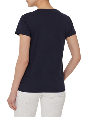 ΓΥΝΑΙΚΕΙΟ T-SHIRT | Μπλε Σκούρο S