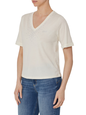 ΓΥΝΑΙΚΕΙΟ T-SHIRT | Εκρού S