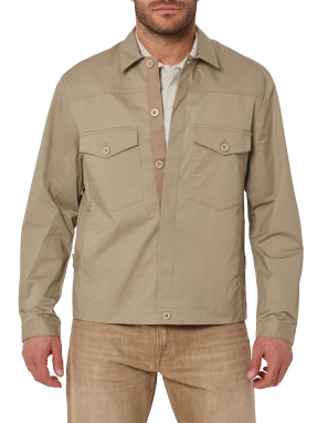 ΑΝΔΡΙΚΟ OVERSHIRT JACKET | Μπεζ  L
