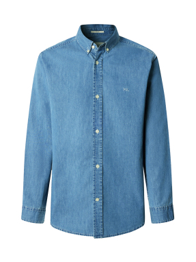 ΑΝΔΡΙΚΟ DENIM ΠΟΥΚΑΜΙΣΟ | Μπλε XL