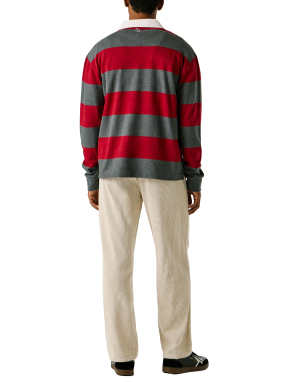 ΑΝΔΡΙΚΗ ΜΑΚΡΥΜΑΝΙΚΗ POLO ΜΠΛΟΥΖΑ | Ριγέ  L