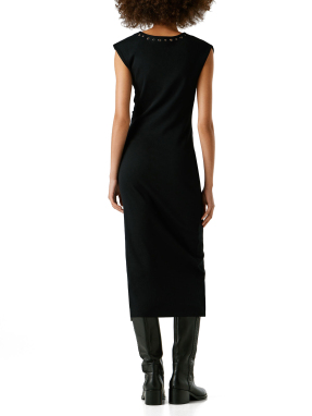 ΜΙΝΤΙ RIBBED ΦΟΡΕΜΑ | Μαύρο S