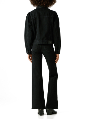 ΓΥΝΑΙΚΕΙΟ DENIM JACKET | Μαύρο S