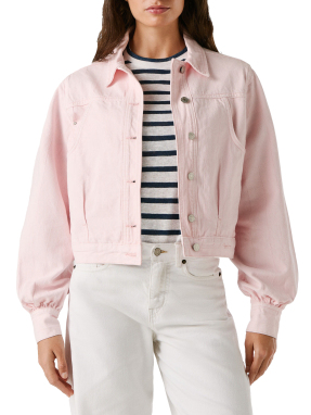 ΓΥΝΑΙΚΕΙΟ DENIM JACKET MADELINE | Ροζ S