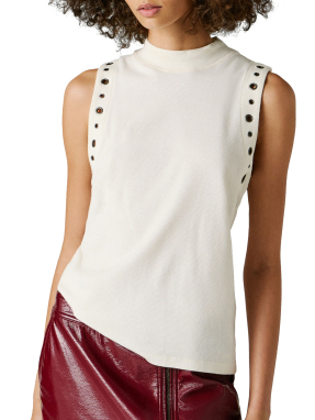 ΓΥΝΑΙΚΕΙΟ ΑΜΑΝΙΚΟ ΤΟΠ | Εκρού XS