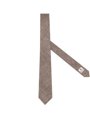 ΑΝΔΡΙΚΗ ΜΕΤΑΞΩΤΗ ΓΡΑΒΑΤΑ | Καφέ Ανοιχτό ONE SIZE