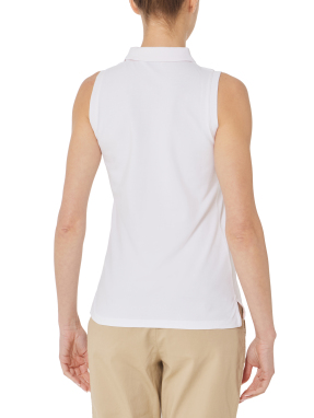 ΓΥΝΑΙΚΕΙΑ ΑΜΑΝΙΚΗ POLO ΜΠΛΟΥΖΑ | Λευκό XL