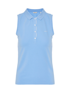 ΓΥΝΑΙΚΕΙΑ ΑΜΑΝΙΚΗ POLO ΜΠΛΟΥΖΑ | Μπλε Ανοιχτό M