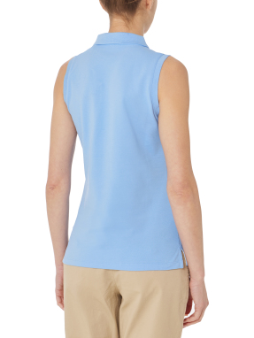 ΓΥΝΑΙΚΕΙΑ ΑΜΑΝΙΚΗ POLO ΜΠΛΟΥΖΑ | Μπλε Ανοιχτό M