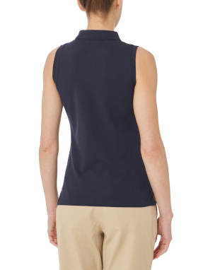 ΓΥΝΑΙΚΕΙΑ ΑΜΑΝΙΚΗ POLO ΜΠΛΟΥΖΑ | Μπλε Σκούρο S