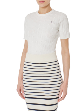 ΓΥΝΑΙΚΕΙΑ ΠΛΕΚΤΗ ΜΠΛΟΥΖΑ | Λευκό S