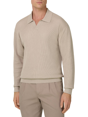 ΑΝΔΡΙΚΗ ΜΑΚΡΥΜΑΝΙΚΗ ΜΠΛΟΥΖΑ | Μπεζ S