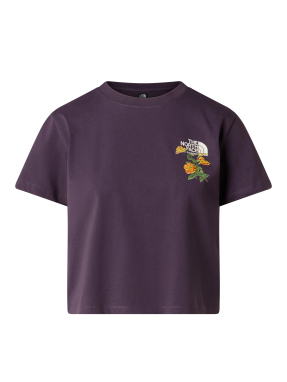 ΓΥΝΑΙΚΕΙΟ T-SHIRT FLORA EMBRO | Μωβ S