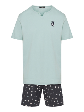 ΑΝΔΡΙΚΟ ΣΕΤ ΠΙΤΖΑΜΕΣ | Πράσινο XL