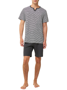 ΑΝΔΡΙΚΟ ΣΕΤ ΠΙΤΖΑΜΕΣ | Γκρι XL