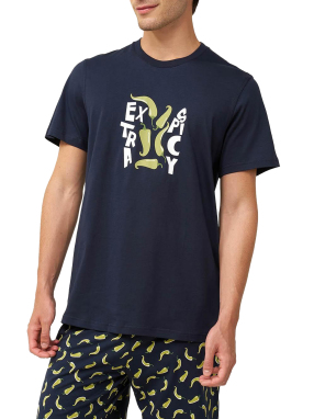 ΑΝΔΡΙΚΟ ΣΕΤ ΠΙΤΖΑΜΕΣ | Μπλε Σκούρο XL