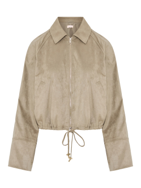ΓΥΝΑΙΚΕΙΟ SUEDE JACKET | Μπεζ IT 44