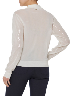 ΓΥΝΑΙΚΕΙΑ ΜΠΛΟΥΖΑ ΜΕ ΠΟΥΛΙΕΣ | Εκρού M