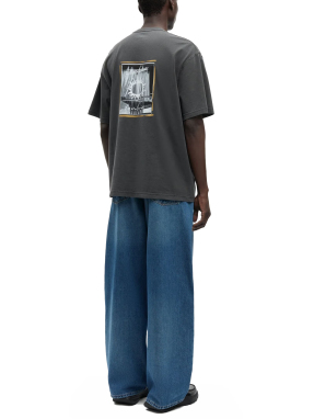 ΑΝΔΡΙΚΟ T-SHIRT SAGERGEI | Γκρι Σκούρο S