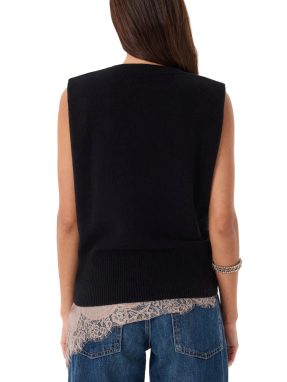 ΓΥΝΑΙΚΕΙΟ ΑΜΑΝΙΚΟ ΤΟΠ DIVINA | Μαύρο S/M