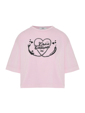 ΓΥΝΑΙΚΕΙΟ T-SHIRT | Ροζ XS