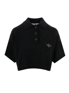 ΓΥΝΑΙΚΕΙΑ ΠΛΕΚΤΗ POLO ΜΠΛΟΥΖΑ | Μαύρο S