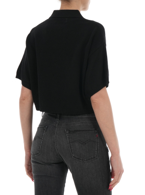 ΓΥΝΑΙΚΕΙΑ ΠΛΕΚΤΗ POLO ΜΠΛΟΥΖΑ | Μαύρο S