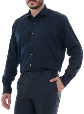 ΑΝΔΡΙΚΟ ΠΟΥΚΑΜΙΣΟ | Μπλε Σκούρο M